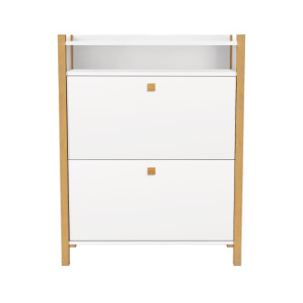 Hannover 2 Shoe Cabinet (Two Tones)